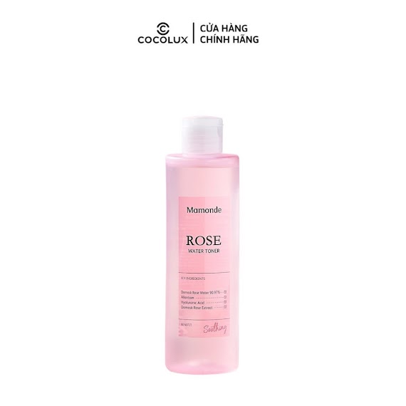 Nước Hoa Hồng Mamonde Rose Water Daily Skin Toner Cocolux