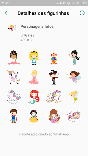Figurinhas Fofinhas, Lindas Cute Stickers WhatsApp