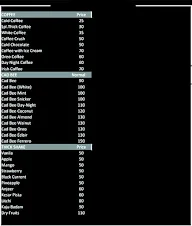 4S Cafe menu 2