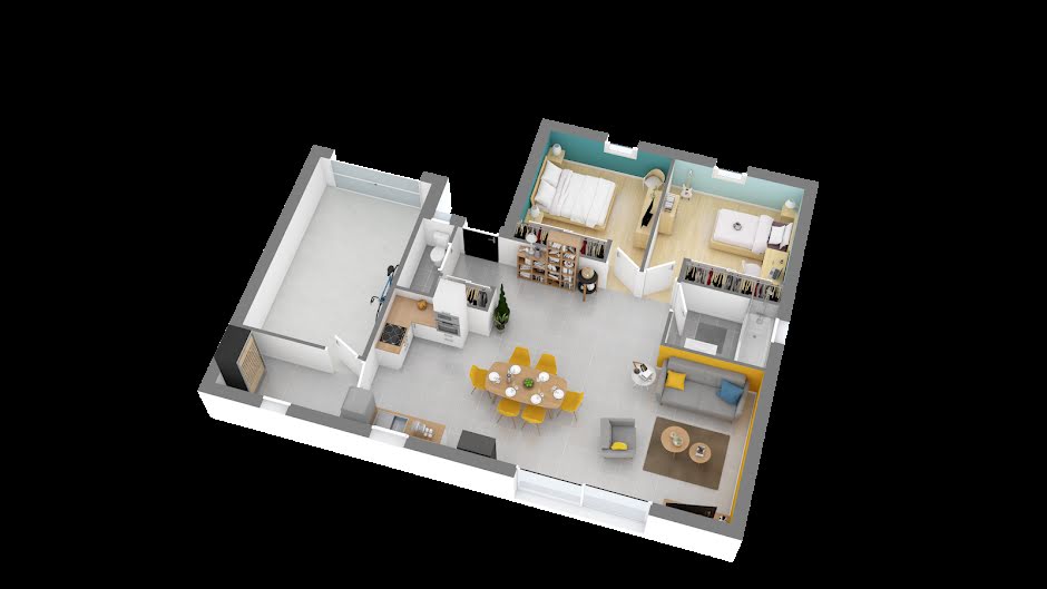 Vente maison neuve 3 pièces 74 m² à Mimizan (40200), 232 036 €