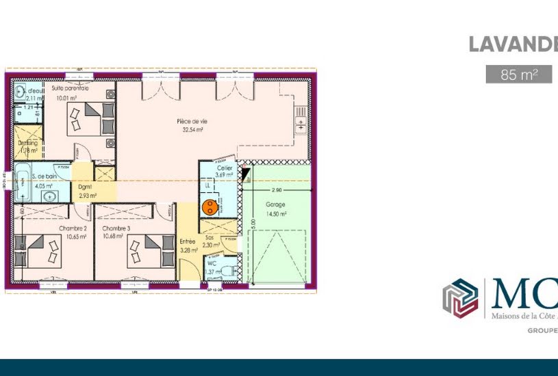  Vente Terrain + Maison - Terrain : 1 434m² - Maison : 85m² à Vélines (24230) 