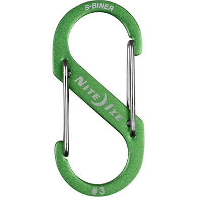 Nite Ize S-Biner #3 Aluminum Dual Carabine, Anodized Lime