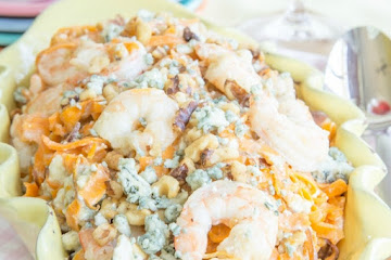 Honey Walnut and Blue Cheese Shrimp