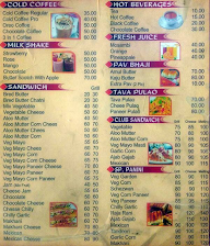 Q Cafe menu 1