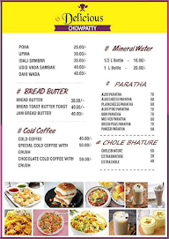 Chowpatty Delicious Sweet menu 4