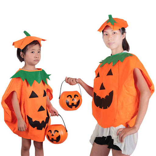 Title 5, Halloween Costume with Performance Pumpkin Lamp...