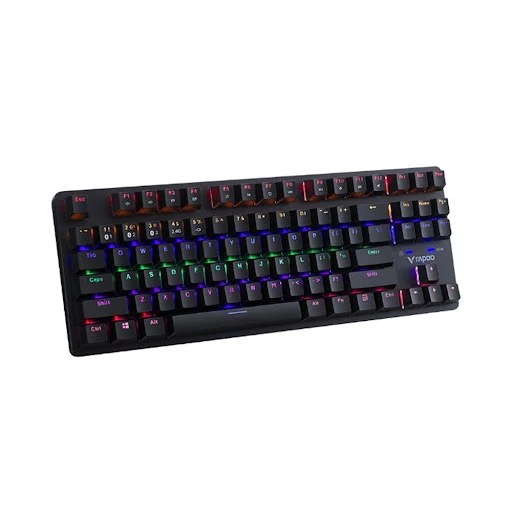 Bàn phím cơ không dây Rapoo V500 Pro Multimode TKL 87 màu đen Red Switch