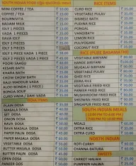 Udupi Grand menu 3