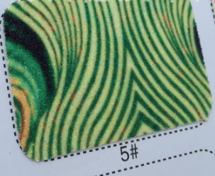 Title 5, Peacock Pattern Glitter Gold Scallion Glitter P...