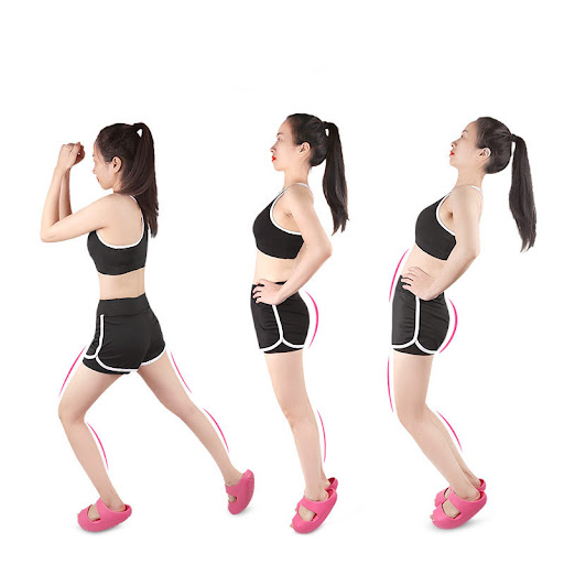 Title 5, Non-slip wedge with pellet massage swing slippe...