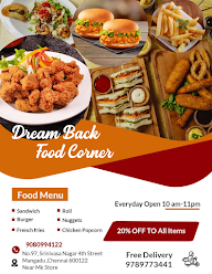 Dream Back Food Corner menu 2