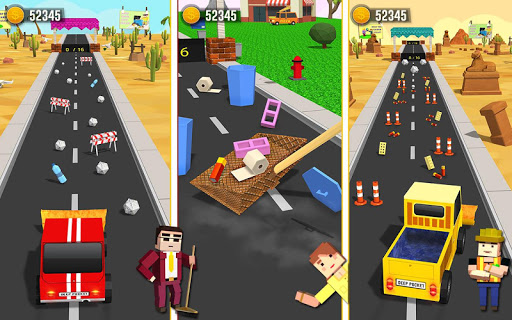 Street Cleaner - Garbage Collector Game