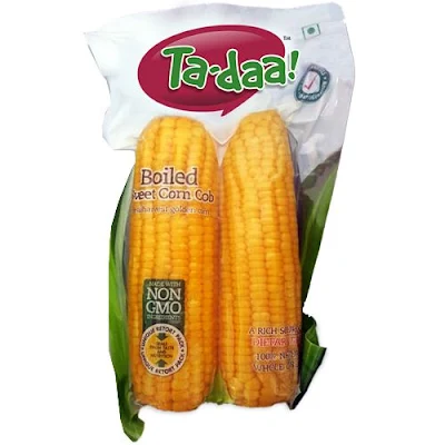 Tadaa Boiled Sweet Corn Cob 2 Pc - 2 pcs
