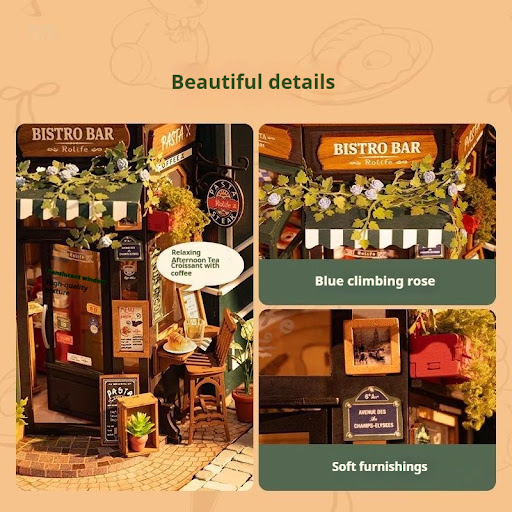 Title 4, Handmade Cottage DIY Assembling Building Blocks...