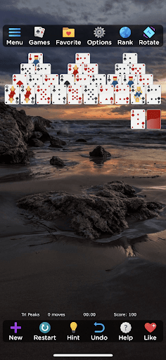 Screenshot Spider Solitaire Card Games