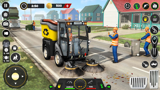 Screenshot Trash Truck Game Offline Games