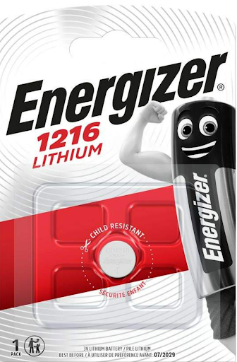 pile energizer CR1216 lithium