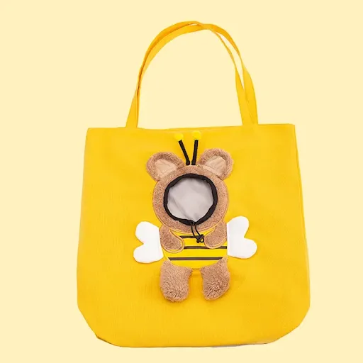LittleBee Design Cat Dog Carrier Bags Portable Breathable Bag Soft Pet Carriers with Safety Zippers Outgoing Travel Pets