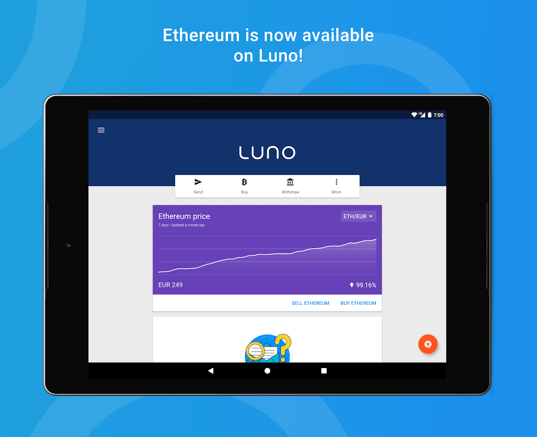 Luno Bitcoin Wallet - Android Apps on Google Play