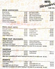 Melange by Hotel Shreedevi menu 5