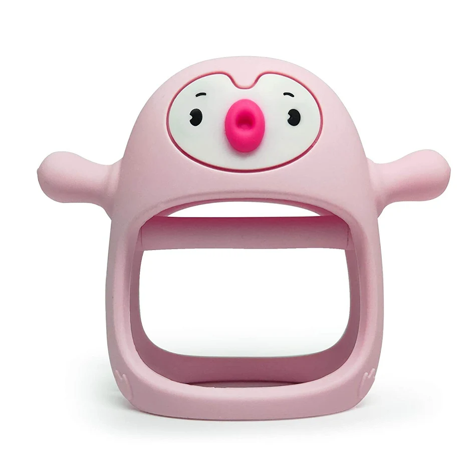 Silicone Baby Teething Toy Soothes Sore Gums Safe & Soft Teether Easy to Clean & Grip Promotes Oral Development Perfect 