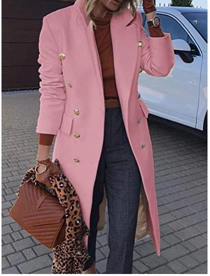 Manteau femme en laine mi-long Pour un hiver élégant et chaleureux Coupe intemporelle et confortable Idéal pour toutes les occasions Style et protection contre le froid