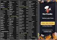 Oye Foodie menu 1