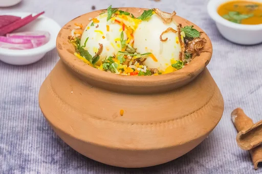 Egg Dum Biryani In Matka[1/2 Kg]