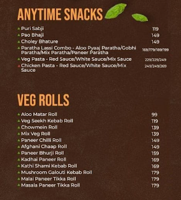 Samosa Kingdom menu 