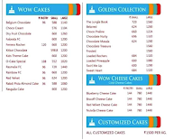 O-Cakes menu 3