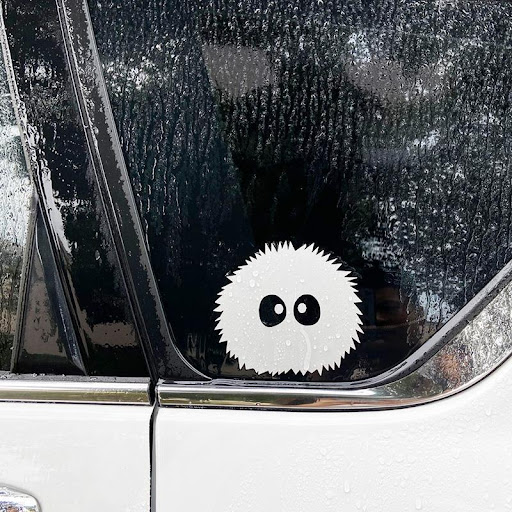 Title 6, Cartoon Pattern Cute Car Stickers Scratch Cover...