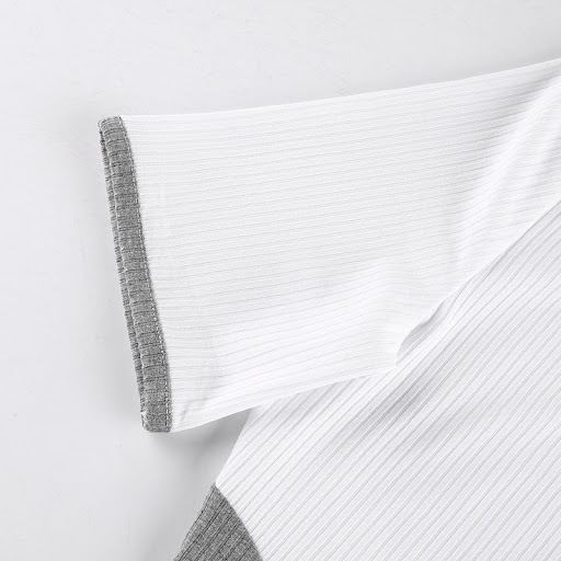 Title 10, Sport Lapel Breasted Contrast Panel Casual Jump...