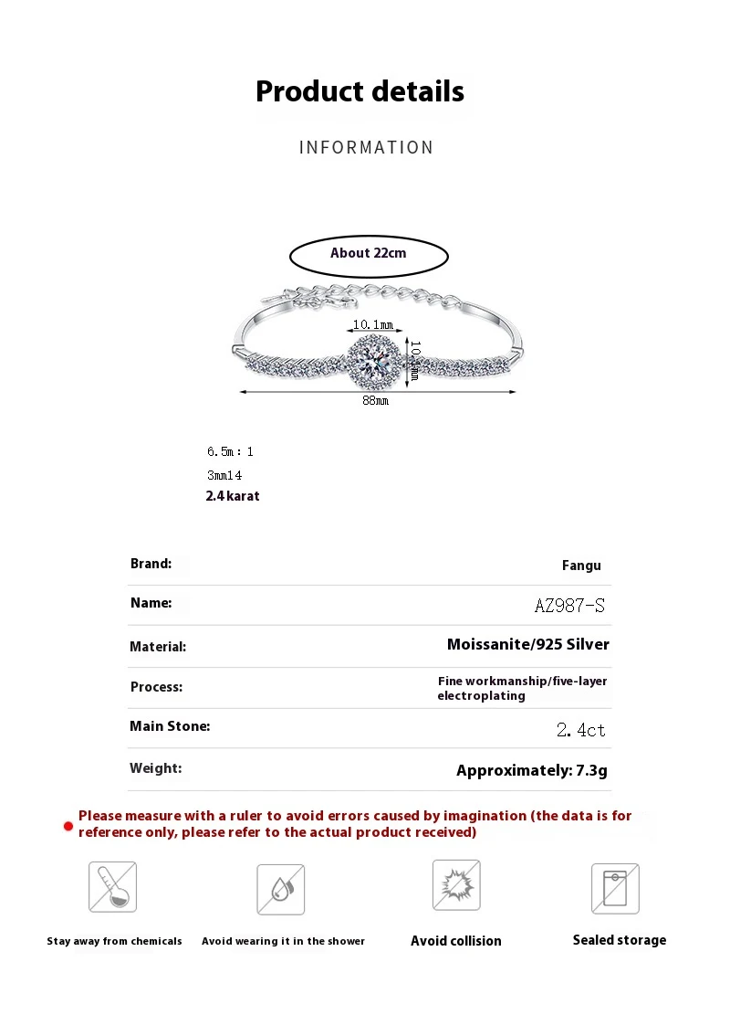 Title 2, Bransoletka S925 ze srebra próby 925, ręcznie i...