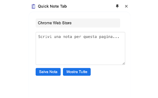 Quick Note Tab