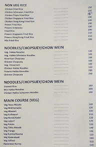 Hotel Padma menu 4