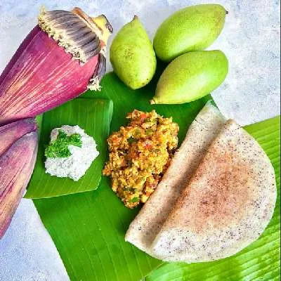 Paneer Bhurji With Multigrain Dosa