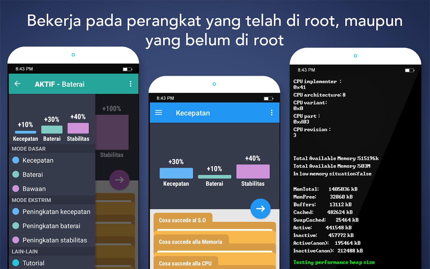   Root Booster- tangkapan layar 