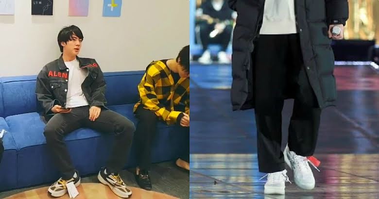 What sneakers does Jin from BTS usually wear? - Quora