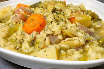 Vegetable Stew with Orzo | Slimming &amp; Weight Watchers Friendly