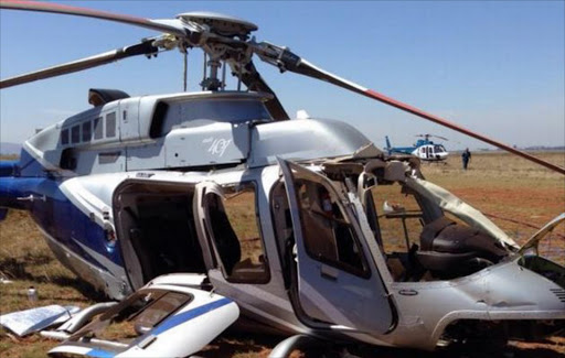 Family members have died in a helicopter crash