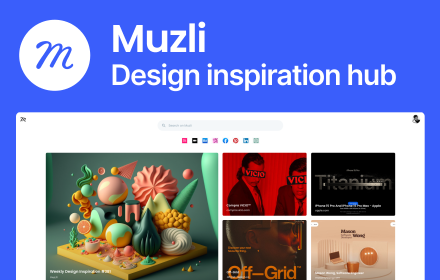 Muzli - Design inspiration hub small promo image
