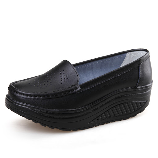 Title 7, Platform wedge platform shoes sneakers for nurs...
