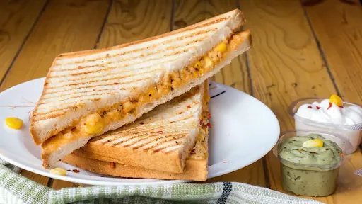 Cheese Corn Grilled Sandwich