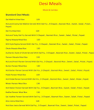 Royal Maratha menu 1