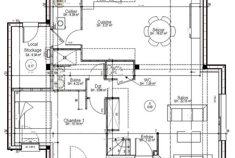  Vente Terrain + Maison - Terrain : 497m² - Maison : 138m² à Neuville-sur-Sarthe (72190) 