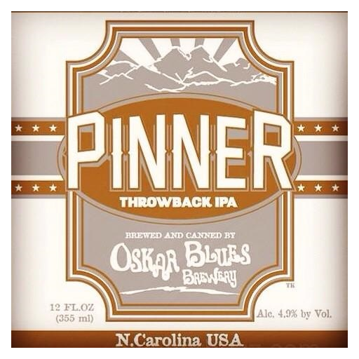 Logo of Oskar Blues Pinner Throwback IPA