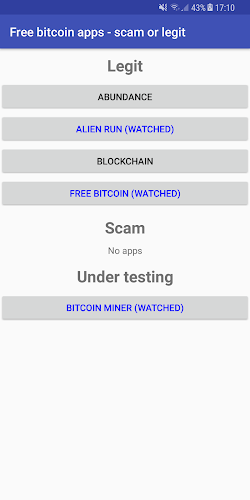 Free Bitcoin Apps Scam Or Legit Apk 1 1 - free bitcoin apps scam or legit apk screenshots