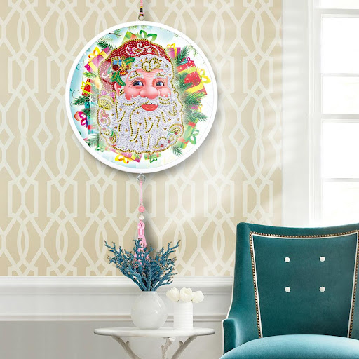 Title 1, New Chinese Style Round Frame Diamond Painting ...