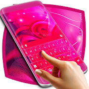 Pink Wave Keyboard Theme  Icon