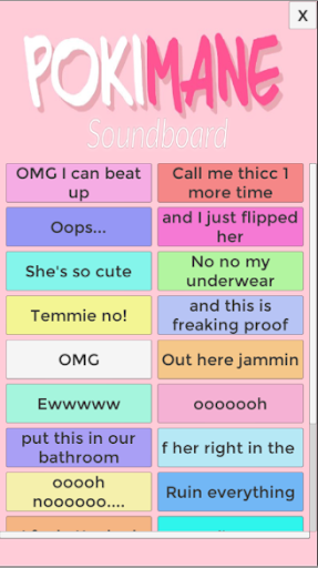 Pokimane Soundboard